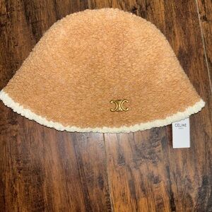 NWT Celine Brown Bucket Hat